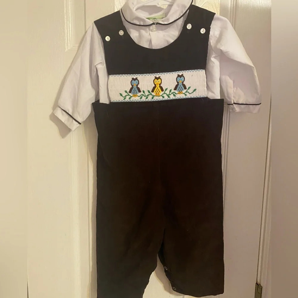Be Mine Smocked Owl Outfit